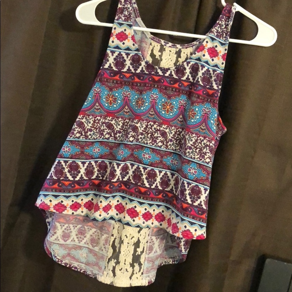 Pattern tank top